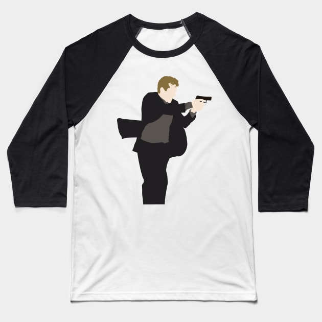 Jack Bauer Baseball T-Shirt by FutureSpaceDesigns